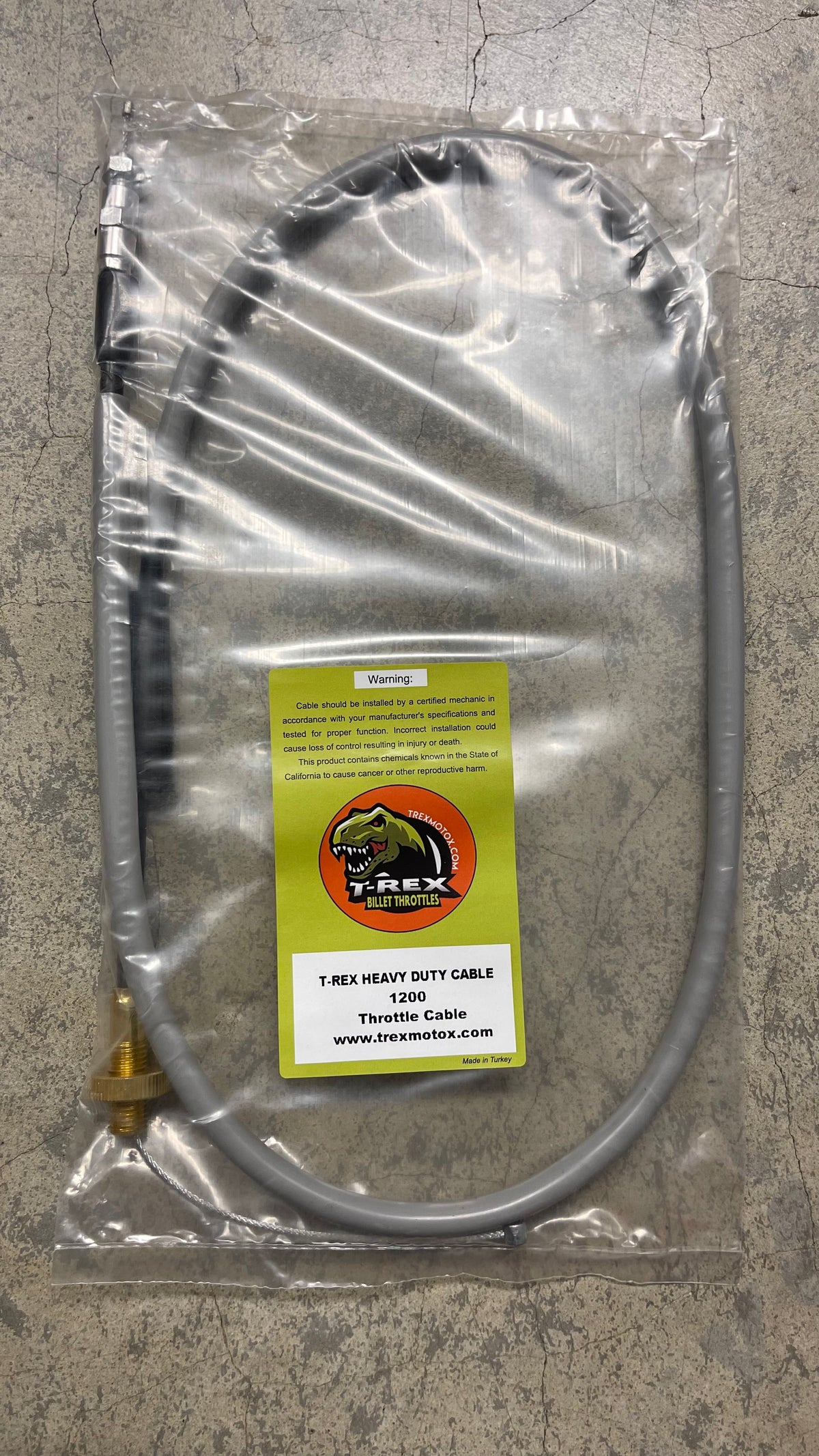 CX65 T-Rex Low Friction Heavy Duty throttle Cables
