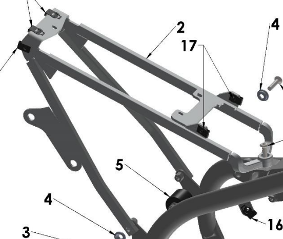 SUBFRAME CX65 2022 TO CURRENT