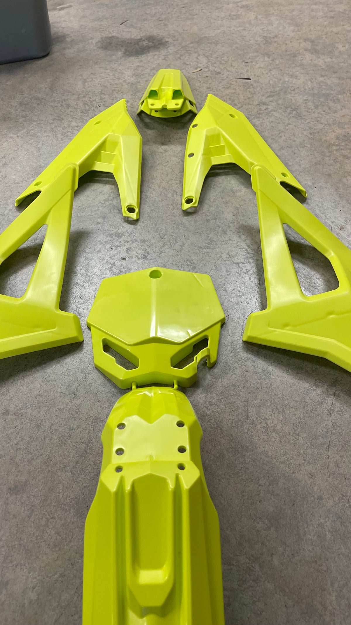 BODYWORK KIT - 2021 to 2024 - SRX fits All CX50 KING FWE CX5E - MEGA FLO YELLOW