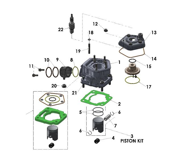 ENGINE - 2021 FACTORY WORKS — diagram reference