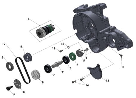 2025 Cobra CX50 JR - ENGINE - WATER PUMP