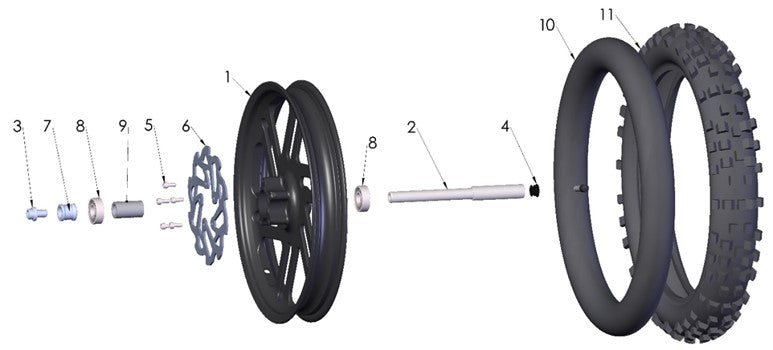 2025 Cobra CX50 SRx FWE - WHEEL - FRONT