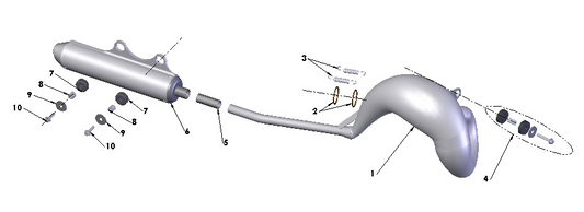 2017 Cobra CX50 P3 - EXHAUST SYSTEM