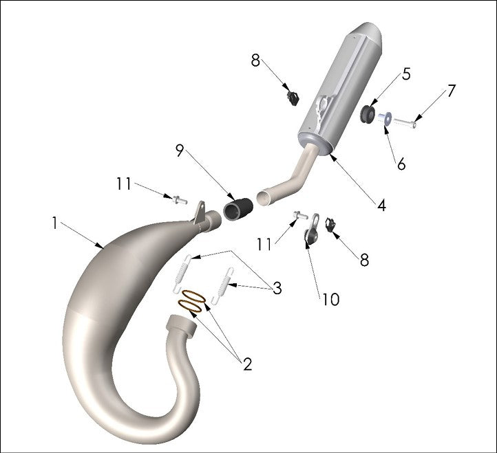 EXPANSION CHAMBER - JR 2025 - PREVIOUS JR STAMPING — diagram reference