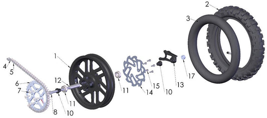 2025 Cobra CX50 SRx FWE - WHEEL - REAR