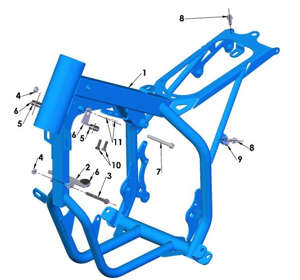 FRAME JR/P3 2019 - NEWER — diagram reference