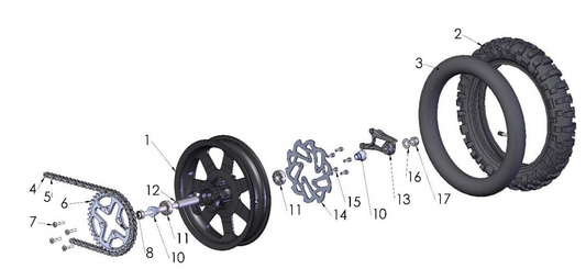 2019 Cobra CX50 KING - WHEEL - REAR