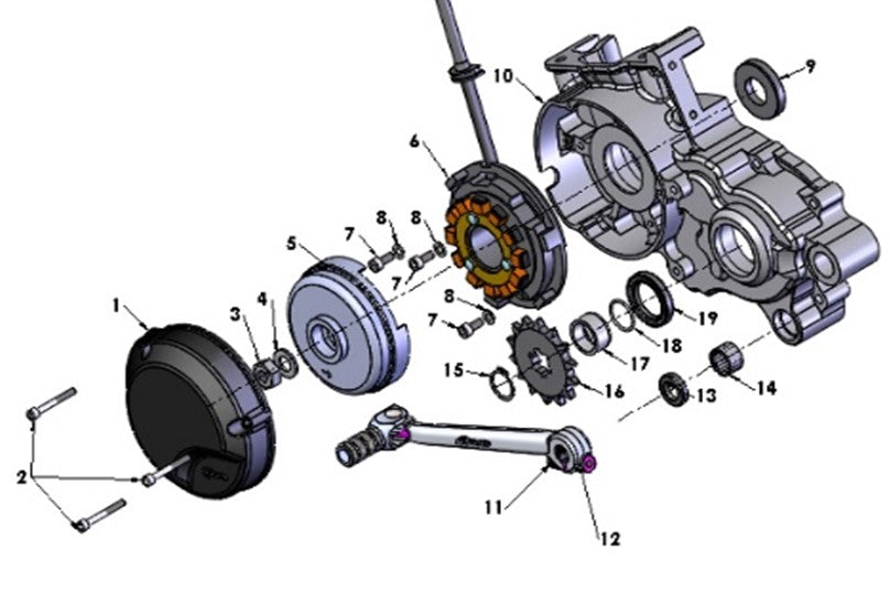 2021 Cobra CX65 - ENGINE - IGNITION SIDE