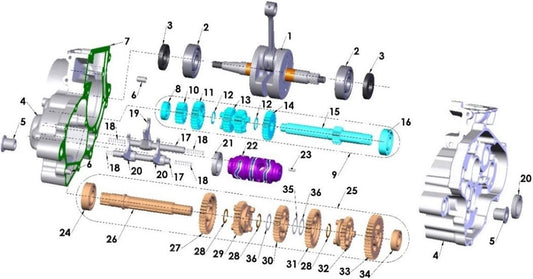 2020 Cobra CX65 - ENGINE - TRANSMISSION