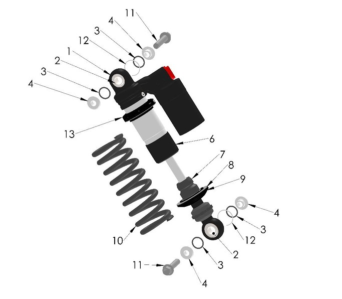 M10 X 39 FLANGE HEAD - SHOCK BOLT — diagram reference