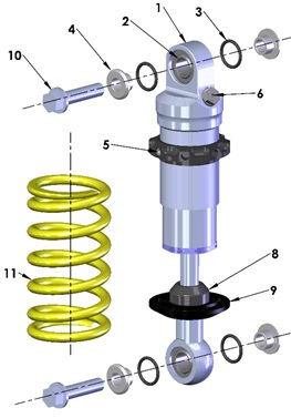 M4 X 8 FLAT HEAD - ZINC — diagram reference