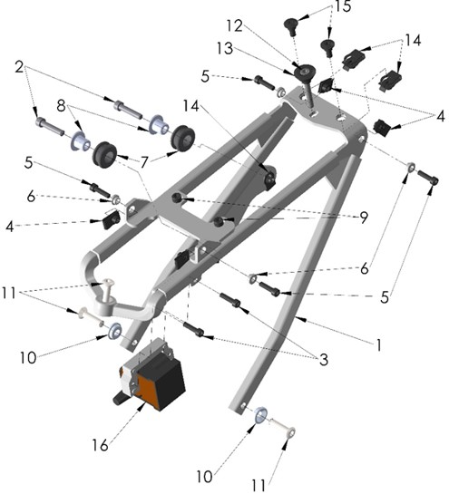 2026 Cobra CX50 SRx FWE - SUBFRAME