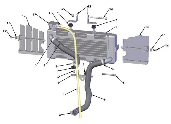 2023 Cobra CX50 JR - COOLING SYSTEM