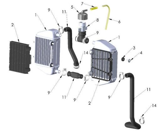 2024 Cobra CX65 - COOLING SYSTEM