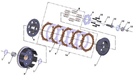 2024 Cobra CX65 - ENGINE - CLUTCH