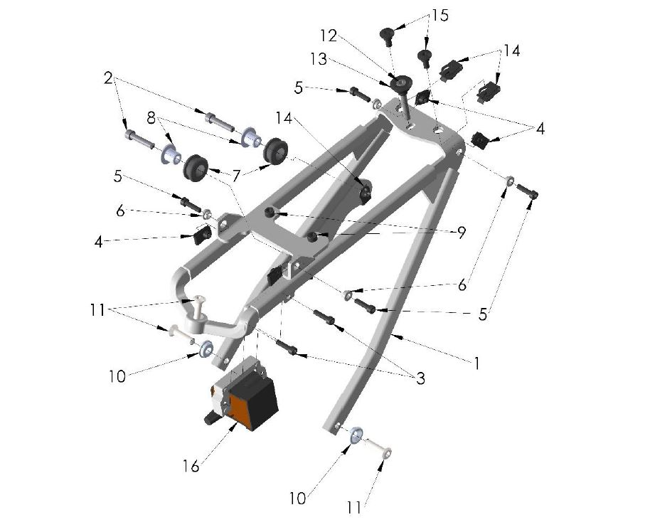 M5 x 0.8 - 20 - SHCS - DIN 912/ISO 4762/CL12.9 - ZINC — diagram reference
