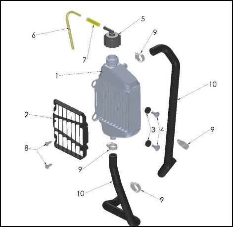 KIT - HOSE - CX5E - SMALL VEHICLE — diagram reference