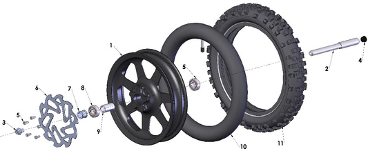2019 Cobra CX50 P3 - WHEEL - FRONT