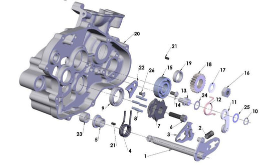 2026 Cobra CX65 - ENGINE - SHIFT MECHANISM