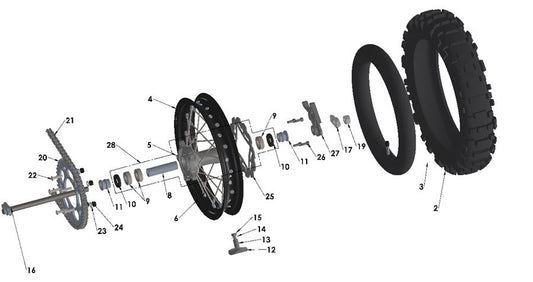 2026 Cobra CX65 - WHEEL - REAR
