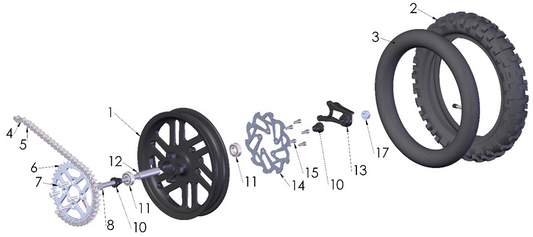 2023 Cobra CX50 SRx FWE - WHEEL - REAR