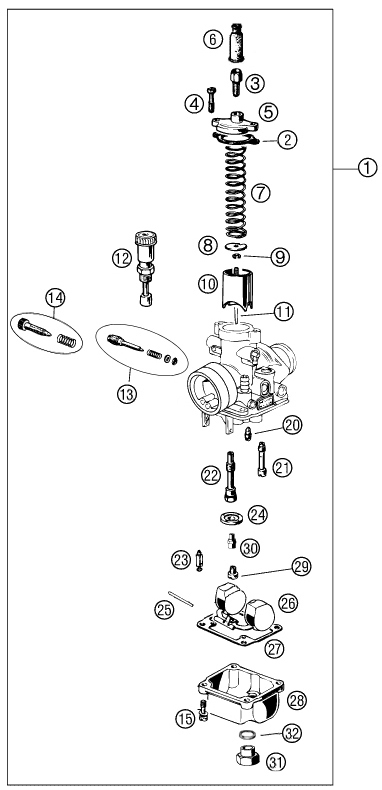 2017 Cobra CX50 FWE - CARBURETOR