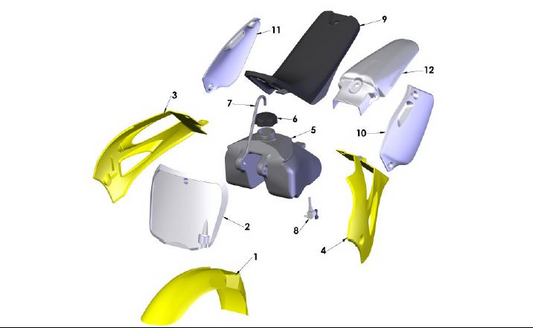 2018 Cobra CX50 P3 - BODYWORK - SEAT - TANK