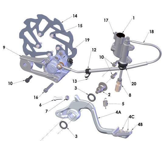 2022 Cobra CX50 SRX FWE - BRAKE - REAR