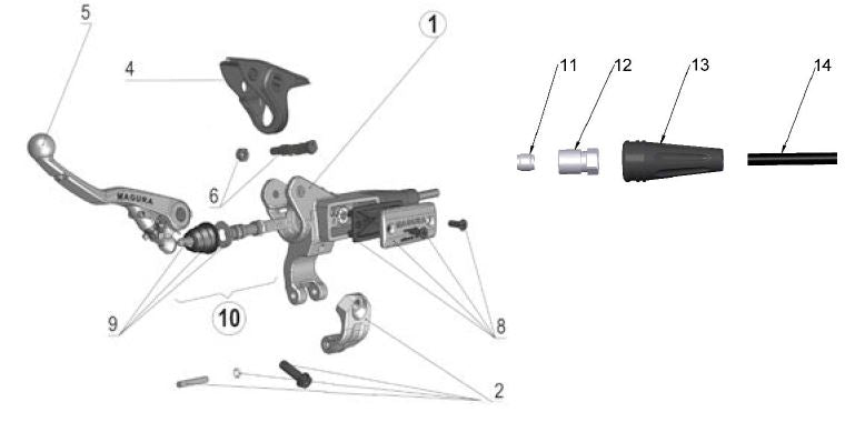 ACCESSORY.  R/B MCMUHCF1 - MINERAL OIL - MAGURA BLOOD 100ml — diagram reference