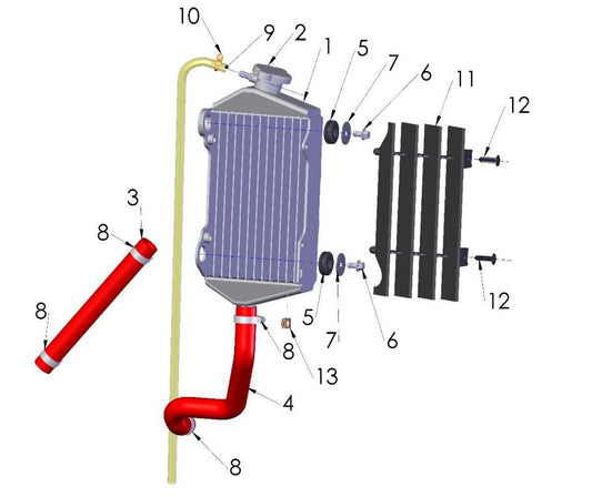 2019 Cobra CX50 FWE - COOLING SYSTEM