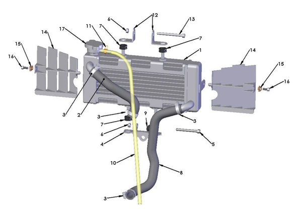 2021 Cobra CX50 P3 - COOLING SYSTEM