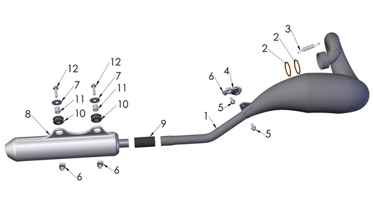 2017 Cobra CX50 KING - EXHAUST SYSTEM