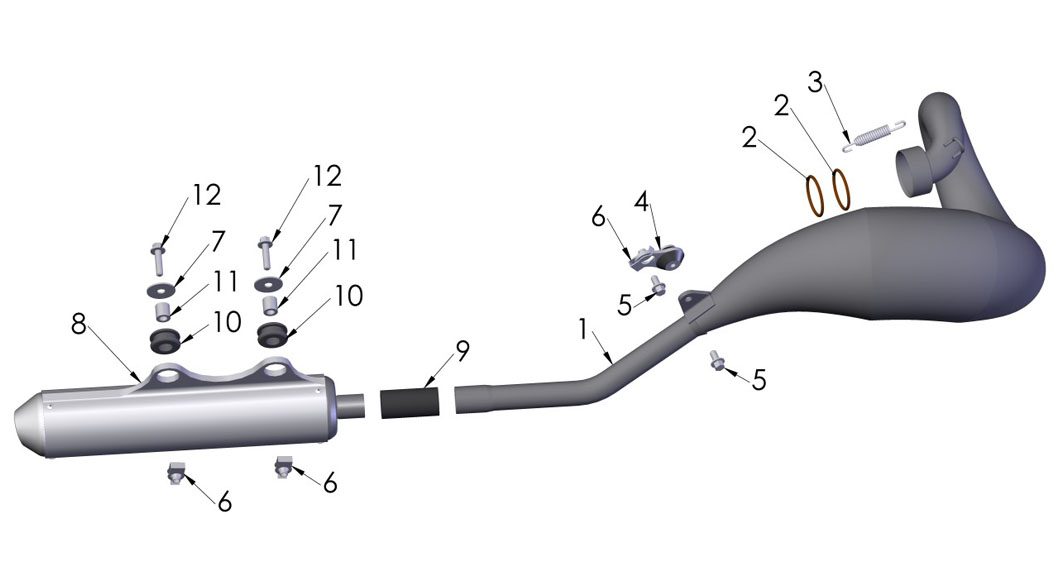 SLEEVE - PIPE/ SILENCER KING — diagram reference