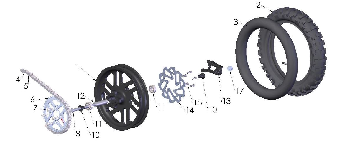 CHAIN 420H 106L FACTORY WORKS — diagram reference