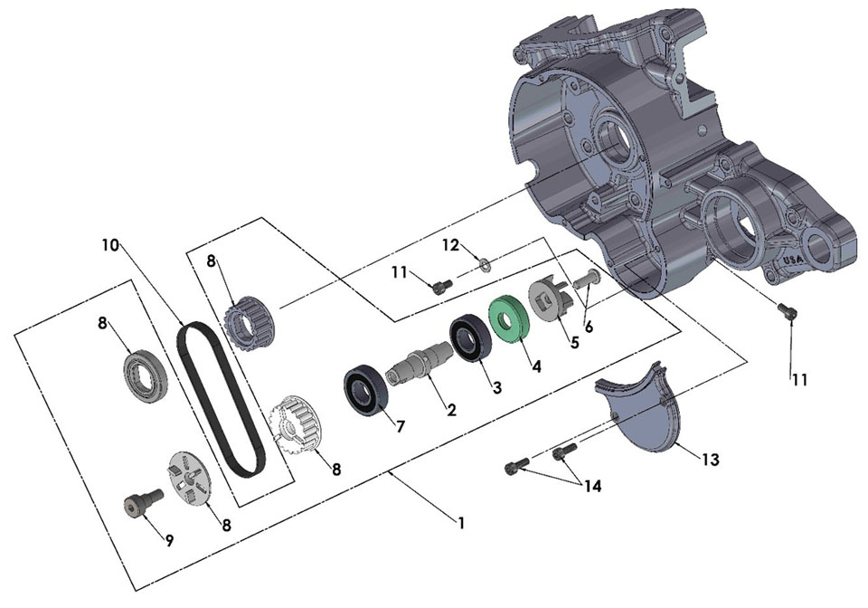 2018 Cobra CX50 P3 - ENGINE - WATER PUMP