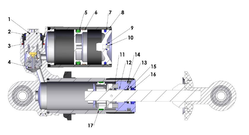 O-RING - HIGH SPEED COMPRESSION ADJUSTER - CARD — diagram reference