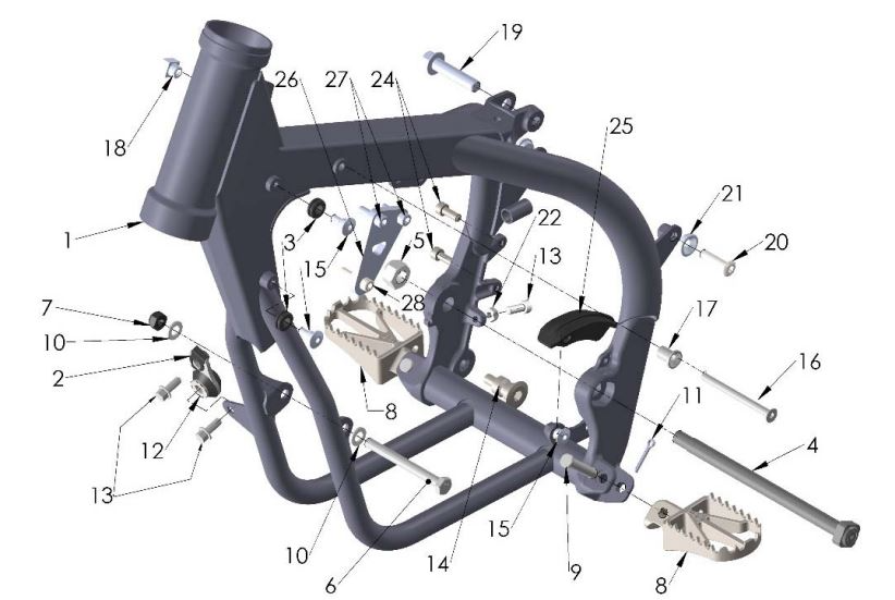 BRACKET - HEAD STAY — diagram reference