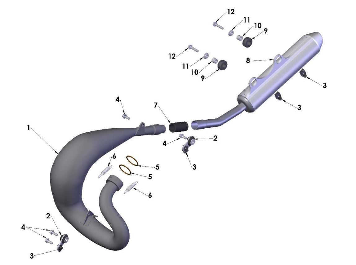 ACCESSORY.  REPACK KIT - LONG SILENCER — diagram reference