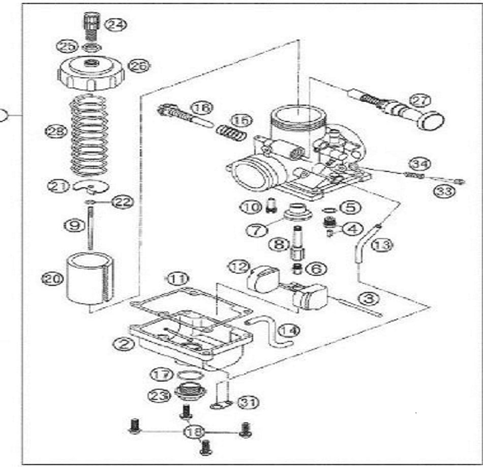 MAIN JET - 260 - MIKUNI — diagram reference