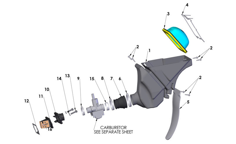 AIR FILTER KING CX50 2012 — diagram reference