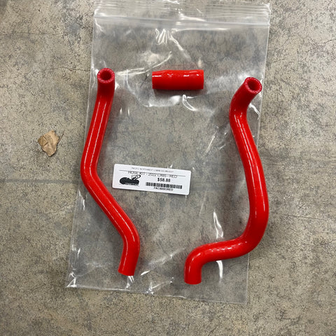 RADIATOR HOSE KIT - CX65 2022 & NEWER RED SILICON
