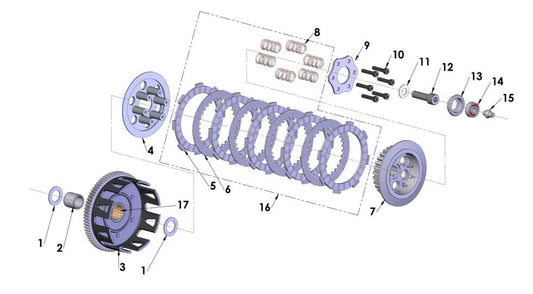 2017 Cobra CX65 -  ENGINE - CLUTCH