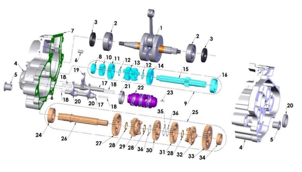2021 Cobra CX65 - ENGINE - TRANSMISSION