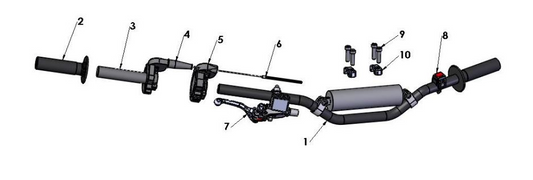 2020 Cobra CX50 JR - HANDLEBARS & CONTROLS
