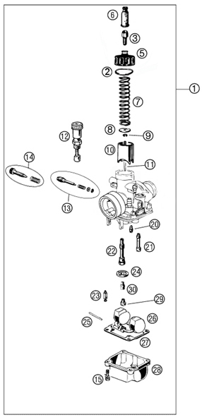 2021 Cobra CX50 SRx KING - CARBURETOR