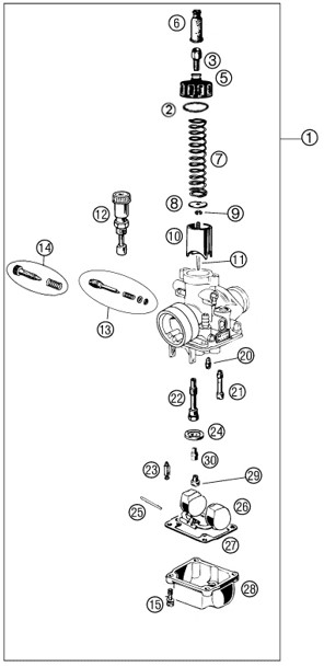 2026 Cobra CX50 SRx FWE - CARBURETOR
