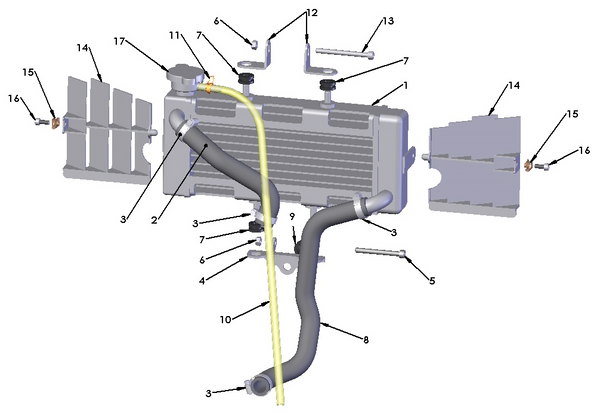 2019 Cobra CX50 P3 - COOLING SYSTEM