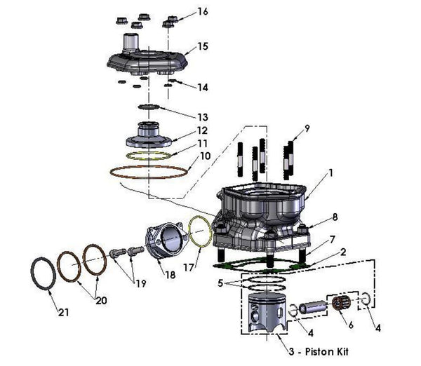 WRIST PIN - PISTON - CAST 44.5MM 65 — diagram reference