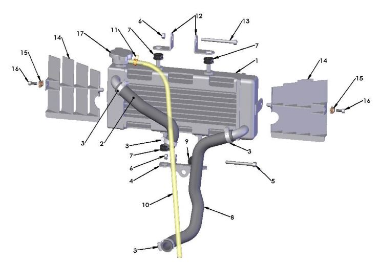 2019 Cobra CX50 JR - COOLING SYSTEM