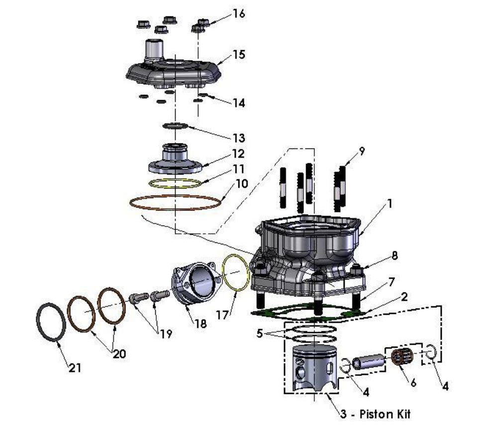 O-RING 6.07X1.78 SILICONE — diagram reference